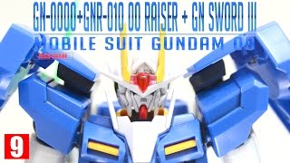 REVIEW 20 HG00 1144 더블오라이저  GN 소드 III  00 RAISER  GN SWORD III [upl. by Dudley]