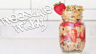 ULTIMATE OVERNIGHT OATS  vegan van life [upl. by Eilarol4]