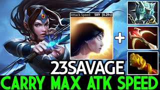 23SAVAGE Mirana Imba Meta Carry Max ATK Speed 3 Hitsec Dota 2 [upl. by Daney]