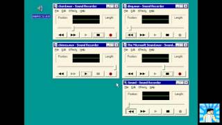 Fun with SNDREC32EXE Clown Staples [upl. by Seda234]