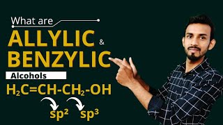 what are allylic and benzylic alcohols  How to identify allylic and benzylic alcohols [upl. by Airal]