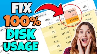 FIX 100 DISK USAGE in 2 Minutes Windows 1011 Easily Resolve 100 Disk Usage Issue [upl. by Ertnod996]