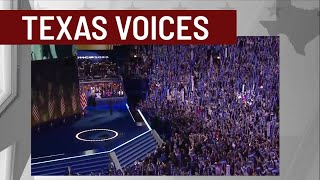 State of Texas Texans speak out at DNC as races tighten [upl. by Netsirk]