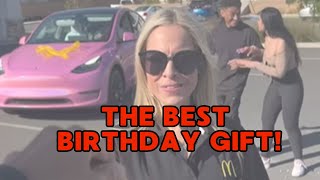 McDonalds employee gets surprise on her birthday😱🥳🥳 [upl. by Bibi]