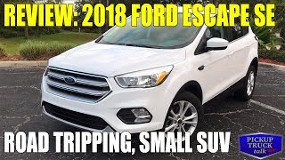 Review 2018 Ford Escape SE Road Tripping with the Rental Car [upl. by Llehsar]