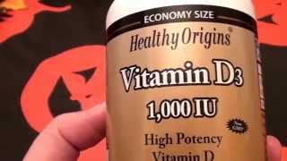 Healthy Origins Vitamin D3 1000 IU 360 Softgels REVIEW [upl. by Cirre]