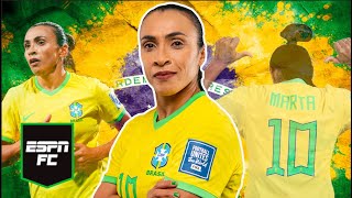 Why Marta is the GREATEST icon of women’s football 🤩 🇧🇷 🇧🇷 [upl. by Essirehc]