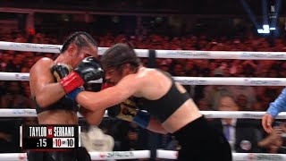 Katie Taylor vs Amanda Serrano 2 Full Fight 2024  Amanda Serrano vs Katie Taylor Fight Highlights [upl. by Lleroj]