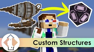 How to Create CUSTOM STRUCTURES in Minecraft 116 [upl. by Zelazny]