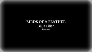 Billie Eilish  Birds Of A Feather  karaoke [upl. by Atiekal]