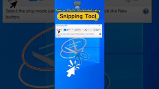 How to use Snipping Tool  Take or Create Screenshot of your Screen [upl. by Dorinda]