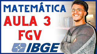 Concurso IBGE 2022  Matemática para recenseador Números Racionais FGV  Censo demográfico 20202022 [upl. by Drehcir]