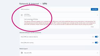 How to Fix quotCant Connect to L2TPIPsec VPNquot [upl. by Aleyak]