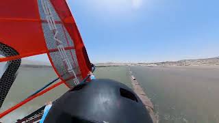 Raw POV speed windsurfing as fast as Ive ever been in Luderitz Namibia 🇳🇦 [upl. by Lenard]