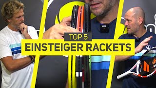 Unsere TOP 5 TENNISSCHLÄGER für ANFÄNGER  HandsOn  TennisPoint [upl. by Calderon]