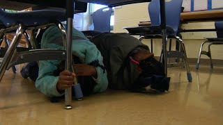 Earthquake Drill  Harvie Elementary School [upl. by Gerdy]