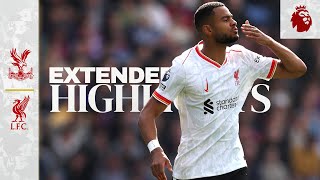 Extended Highlights Crystal Palace 01 Liverpool  Gakpo sets up a Jota winner [upl. by Urd]