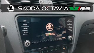 Entertainment system Skoda Octavia RS A7 Facelift 20 TSI 230hp 169kw Bolero Canton [upl. by Ayotas498]