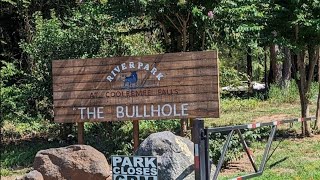 Cooleemee Water Falls  The Bullhole  Park in Woodleaf  North Carolina  USA  Part1  ☄️🏄 [upl. by Kristan]