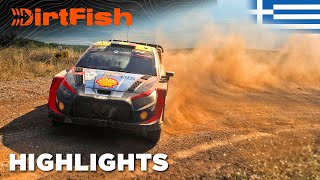 Ogier Mistake Gifts Neuville  WRC Acropolis Rally Greece 2023 Saturday Morning Highlights [upl. by Nedyah]