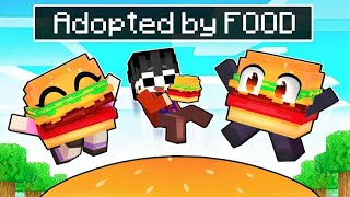 Adopted by FOOD in Minecraft [upl. by Ilatfan]