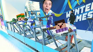 3 Youtuber bei den OLYMPISCHEN WINTERSPIELEN [upl. by Attiuqehs68]