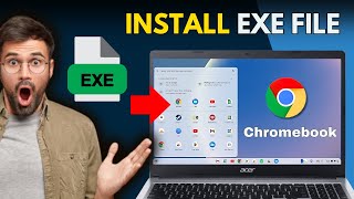 Install Windows EXE Files on Chromebook  use Wine on chromebook [upl. by Onitsirc]