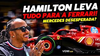 Hamilton levando tudo para a Ferrari  Mercedes esclarece fala contra Hamilton  F1 [upl. by Namrac]