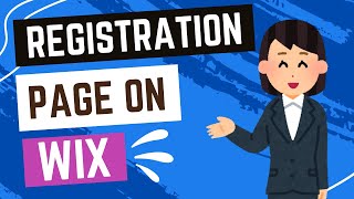 Creating a Registration Page for Your Wix Membership Site [upl. by Girardo]