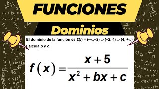 ✅Dominio de una función fracción algebraica con parámetros [upl. by Snoddy690]