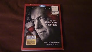 Bridge of Spies BluRayDVD Combo ReviewUnboxing HD [upl. by Love]