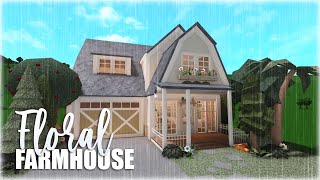 Floral Farmhouse  Facereveal  BLOXBURG [upl. by Cochard]