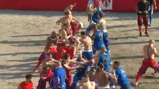 HIGHLIGHTS FINALE CALCIO STORICO 2024 AZZURRIROSSI [upl. by Einalam]