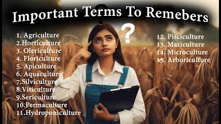 Here are important terms to remember for agriculture students [upl. by Smoot]