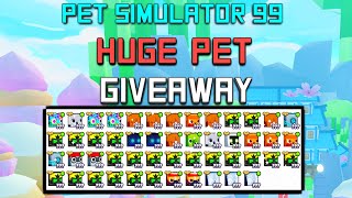 🔴 ROBLOX LIVE  PET SIMULATOR 99  50 HUGE PET GIVEAWAYS [upl. by Assirroc]