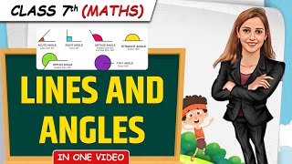 Lines and Angles  Full Chapter in 1 Video  Class 7th Maths  Junoon Batch [upl. by Madelon]