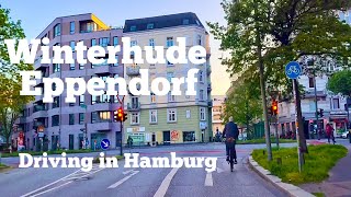 Driving in Hamburg Winterhude ➡️ Eppendorf4K [upl. by Westland]