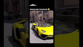 Guy on the right has good aero 😂 carcommunity lamborghini supercar [upl. by Ladnek]