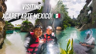 HOTEL XCARET ARTE  CANCUN MEXICO  DJI ACTION 4 [upl. by Ezeerb678]