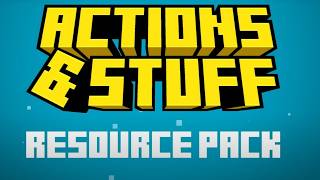 The Best Resource Pack on Minecraft Bedrock Edition  Actions amp Stuff Review [upl. by Gorman5]