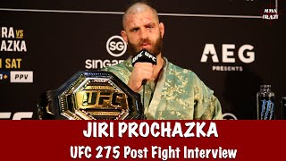 Full Jiri Prochazka UFC 275 Post Fight Press Conference [upl. by Udella377]