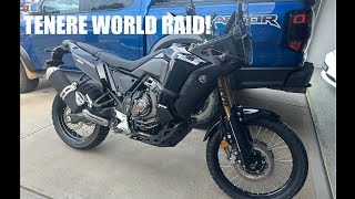 YAMAHA TENERE WORLD RAID Preparing for 6 day solo trip [upl. by Lydia]