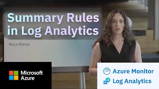 How to aggregate data in Azure Monitor Log Analytics using Summary Rules [upl. by Adelle613]