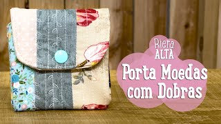 Costura Comigo  Porta Moedas com Dobras [upl. by Asel]