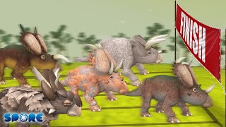 Ceratops Race  Ceratops Faceoff S1  SPORE [upl. by Netsirhc]