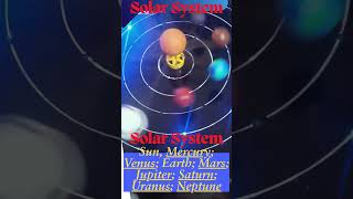 Solar System science shortvideo astrology viralshorts viralvideos solersystem [upl. by Say348]