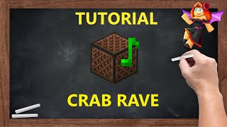 Crabrave Noteblock Tutorial Bedrock edition as seen on Truly Bedrock [upl. by Sev980]