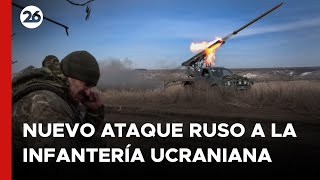 Nuevo ataque ruso a la Infantería ucraniana en la guerra [upl. by Kcirrag882]