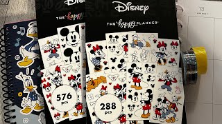 Plan With Me Donald Duck ThemedHappy Planner Vertical Layout [upl. by Harvard458]