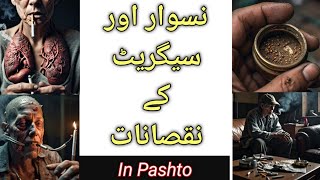 نسوار سیگریٹ نقصانات Disadvantages of smoking cigarettes and snups in Pashto By Zia Ullah [upl. by Nafis]